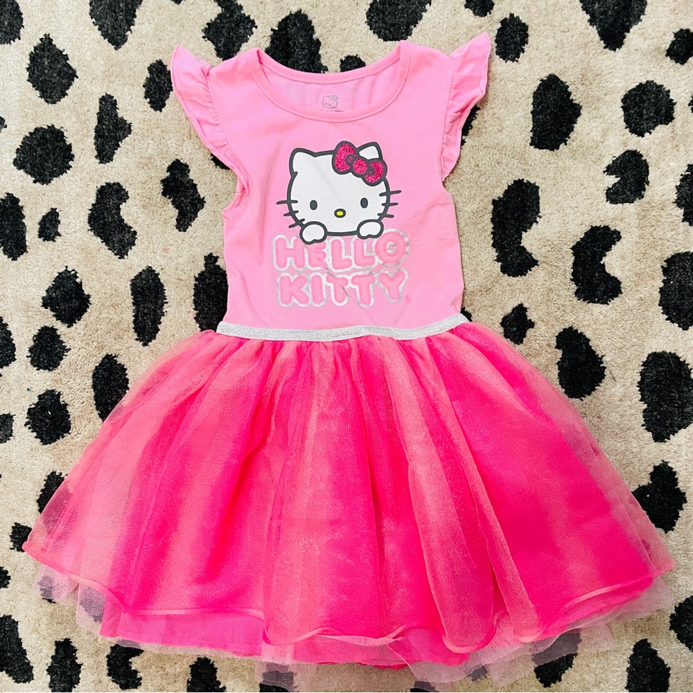 Hello Kitty Pink Kids Casual Dress